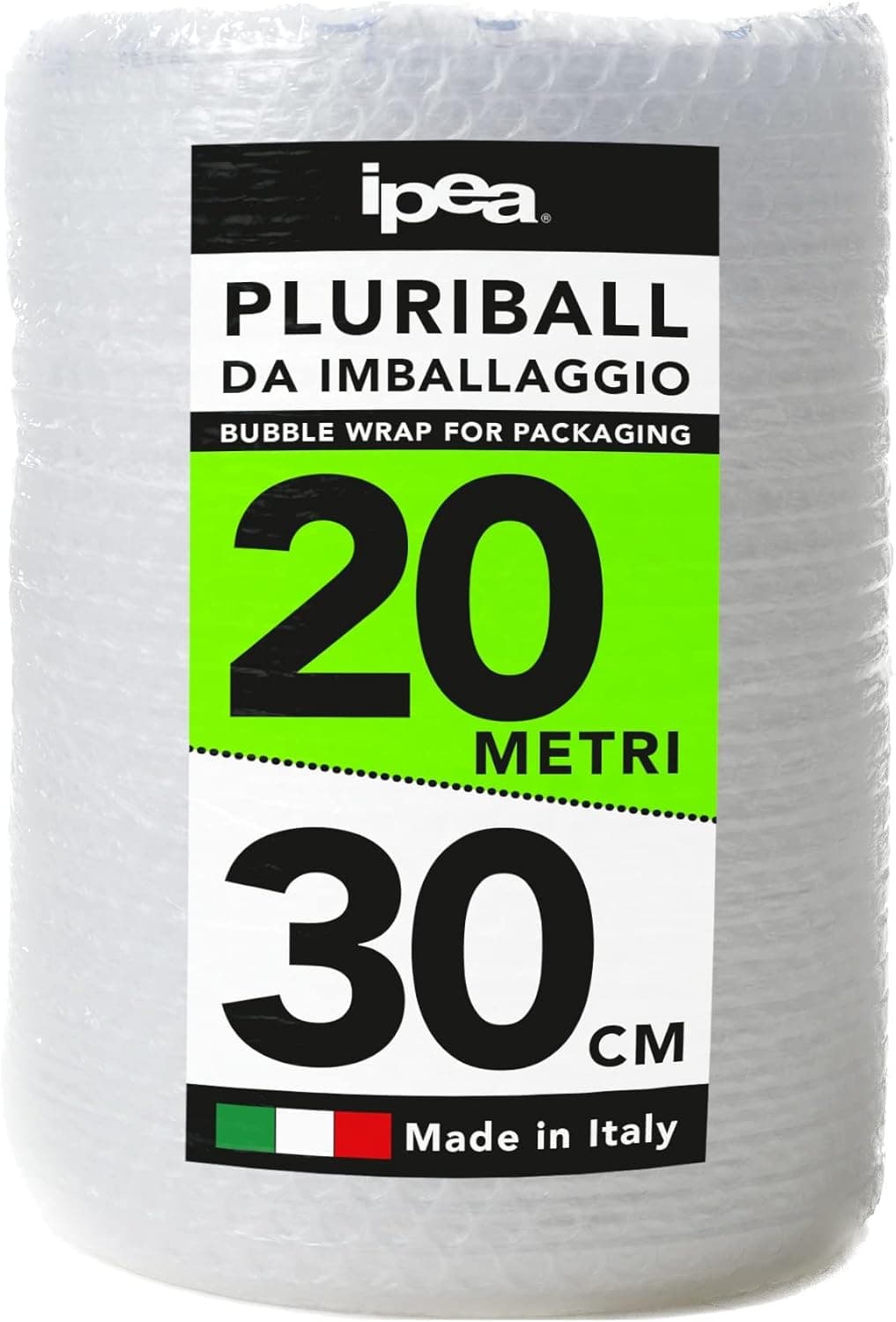 Rollo de plastico de burbujas para embalaje (20m x 30cm)